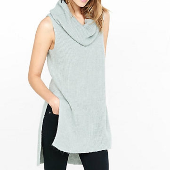 Express Sweaters - SALE! Express Sleeveless Cowl Neck Tunic Sweater